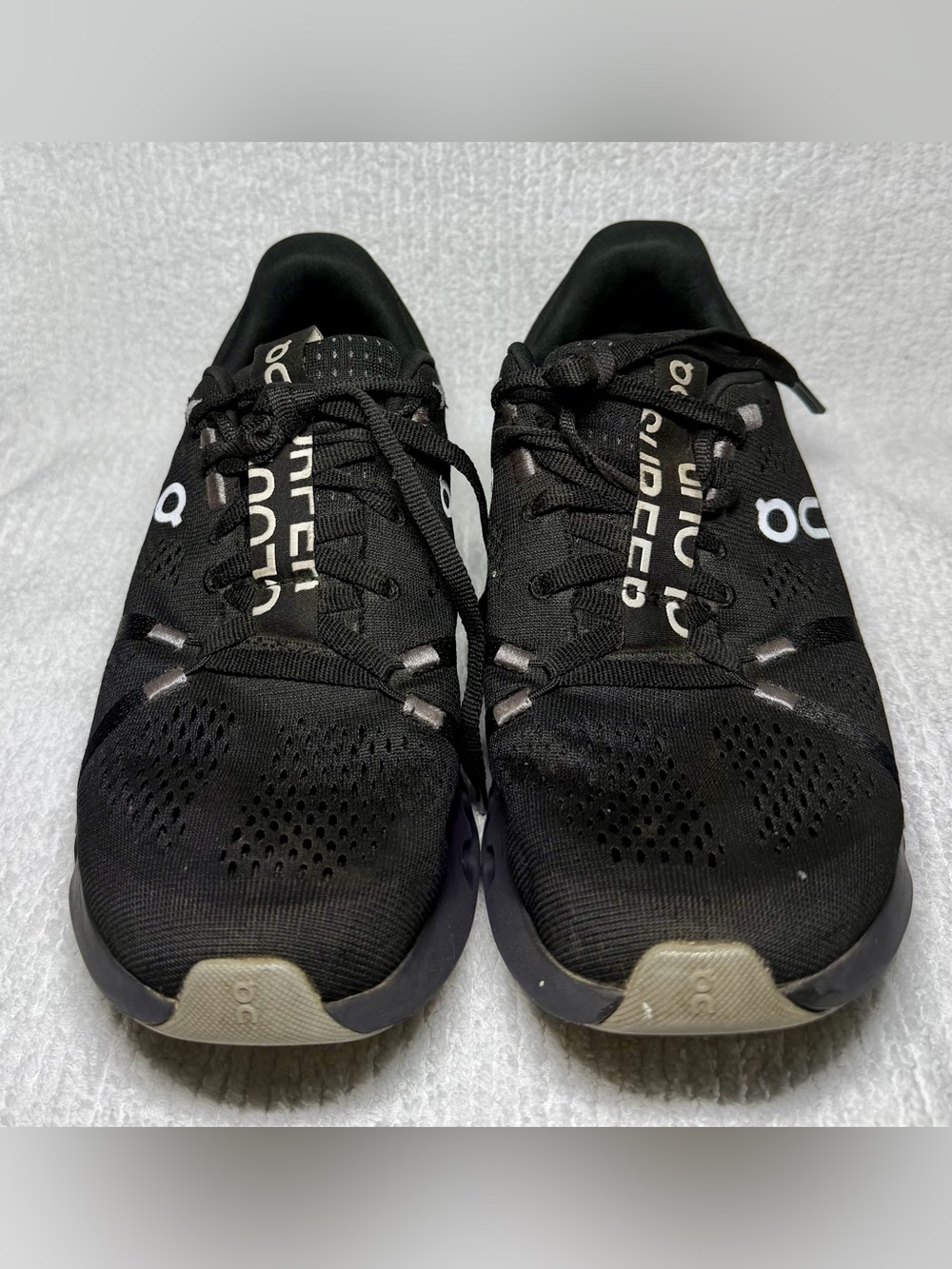 On Cloudsurfer Women’s 8 All Black Running Shoes CloudTec 3WD10440485 - Picture 3 of 7